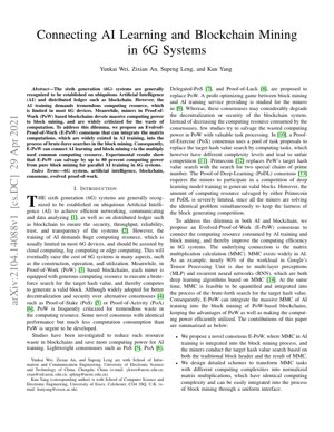 PDF Document Cover - E-PoW Consensus: Connecting AI Learning and Blockchain Mining in 6G Systems