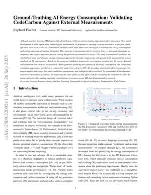PDF文档封面 - AI能耗实测验证：CodeCarbon与外部测量结果的对比分析